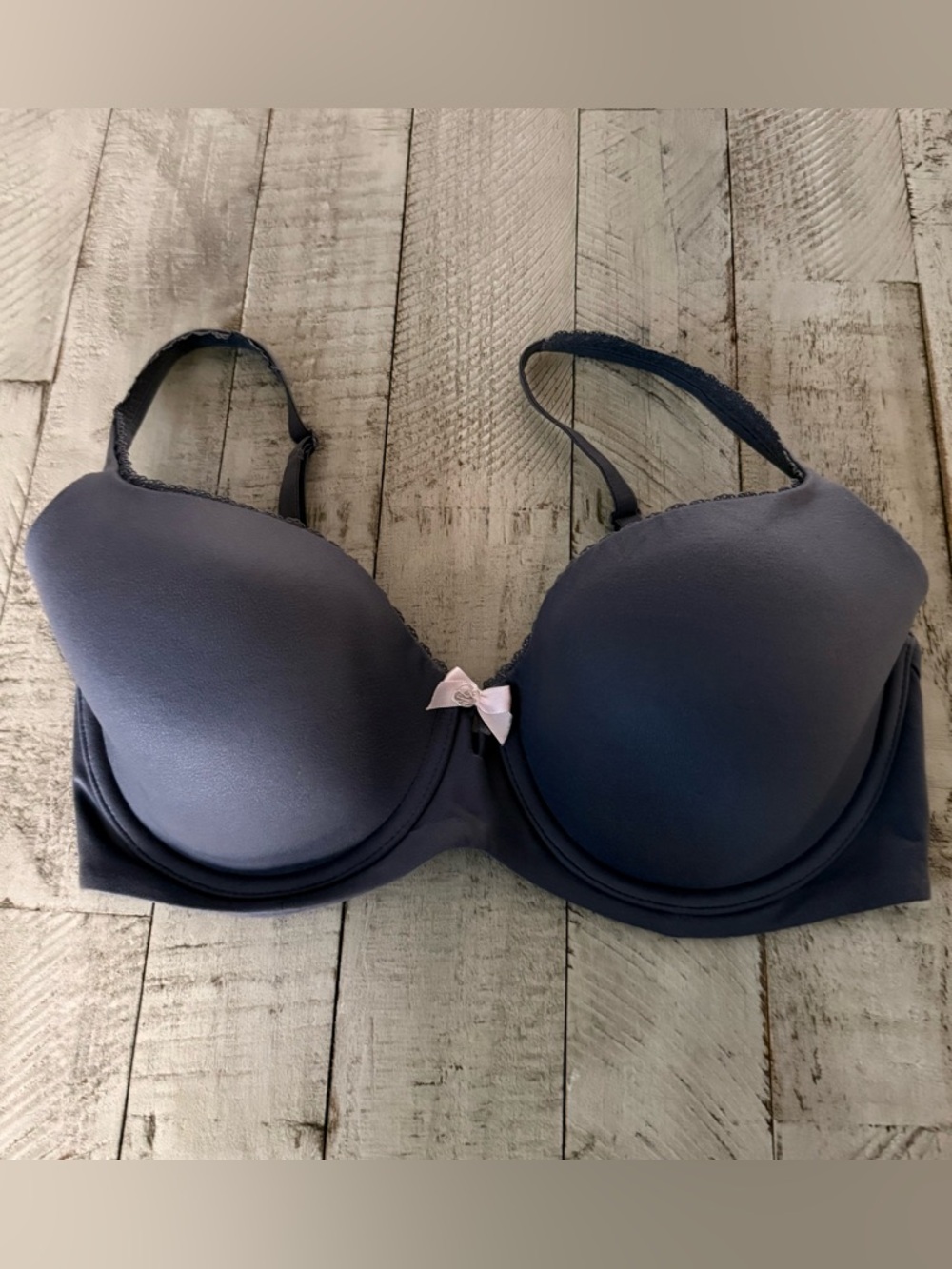 Victoria's Secret Body By Victoria Blue Lined Demi Bra Size 32DDD